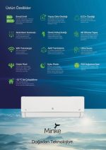 Rota Minke 12.000 Btu A+++ Enerji Sınıfı Inverter Wifi R32 [Yeni Ürün] - Görsel 4